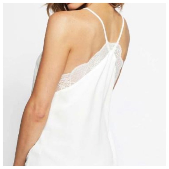 ✨LAST ONES✨OFF WHITE PRETTY LACE CAMISOLE - Picture 3 of 5